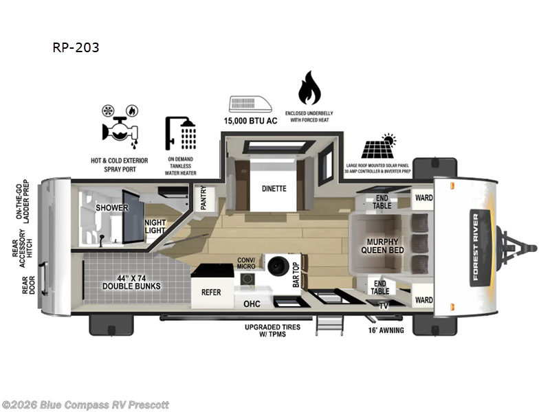 Used 2025 Forest River  R Pod RP-203 available in Prescott, Arizona