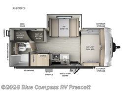 Used 2024 Forest River Rockwood Geo Pro G20BHS available in Prescott, Arizona