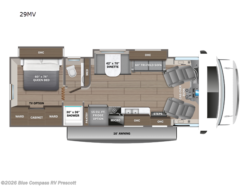 New 2027 Jayco Greyhawk 29MV available in Prescott, Arizona