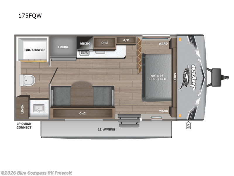 New 2026  Jayco Jay Flight SLX Baja 175FQW by Jayco from Blue Compass RV Prescott in Prescott, AZ